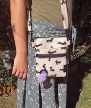 Load image into Gallery viewer, Dachshunds canvas fabric dog walking bag