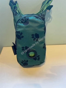 Paw print, waterproof, dog walking bag